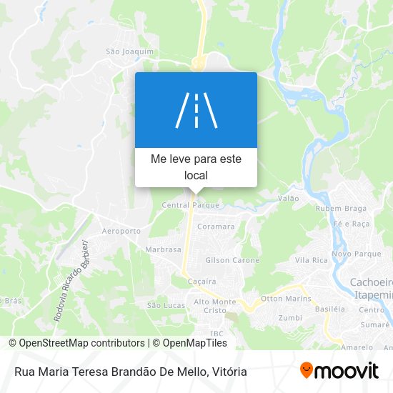 Rua Maria Teresa Brandão De Mello mapa
