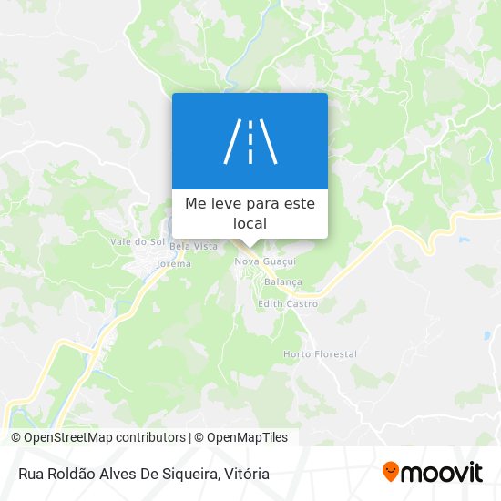 Rua Roldão Alves De Siqueira mapa