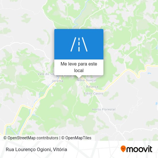 Rua Lourenço Ogioni mapa