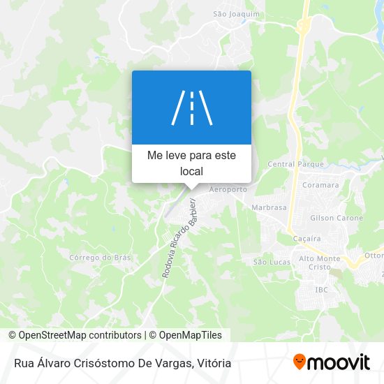 Rua Álvaro Crisóstomo De Vargas mapa