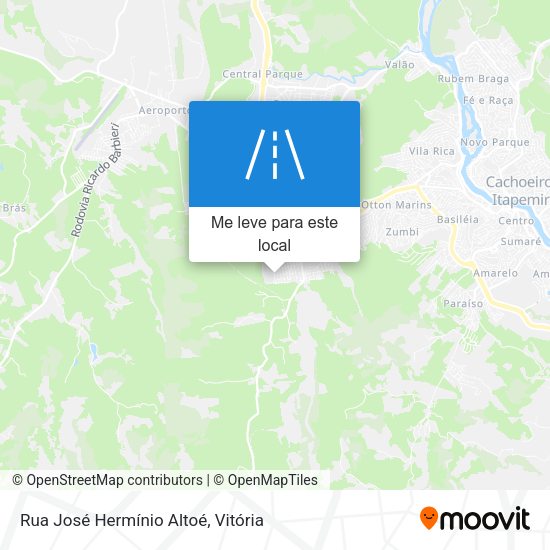 Rua José Hermínio Altoé mapa