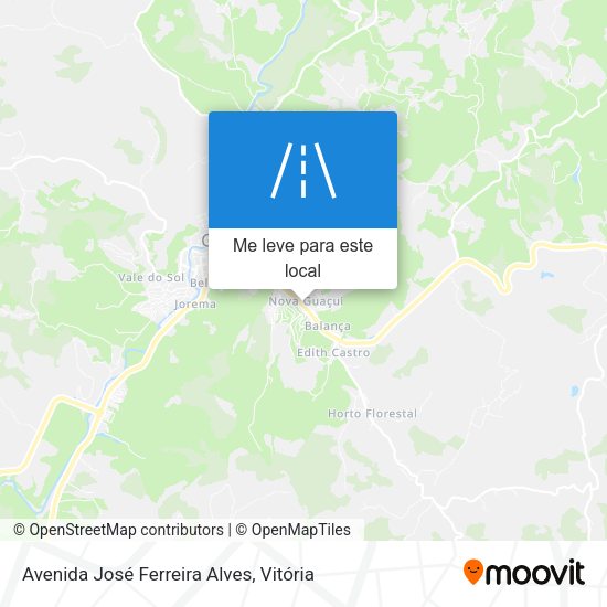 Avenida José Ferreira Alves mapa