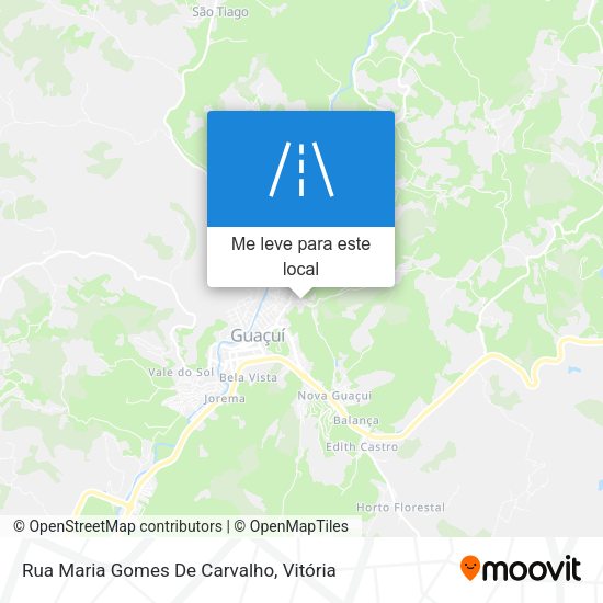 Rua Maria Gomes De Carvalho mapa