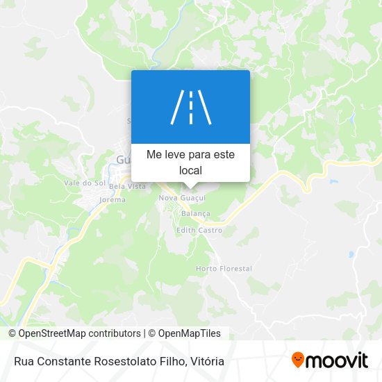 Rua Constante Rosestolato Filho mapa