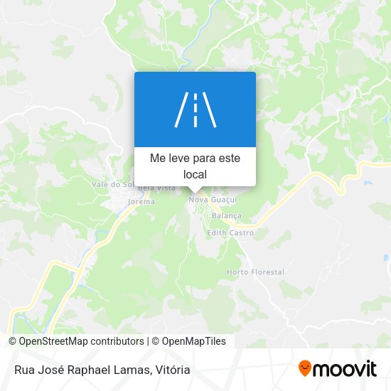 Rua José Raphael Lamas mapa