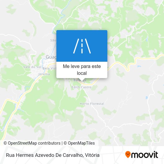 Rua Hermes Azevedo De Carvalho mapa