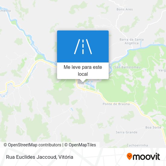 Rua Euclides Jaccoud mapa
