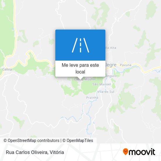 Rua Carlos Oliveira mapa