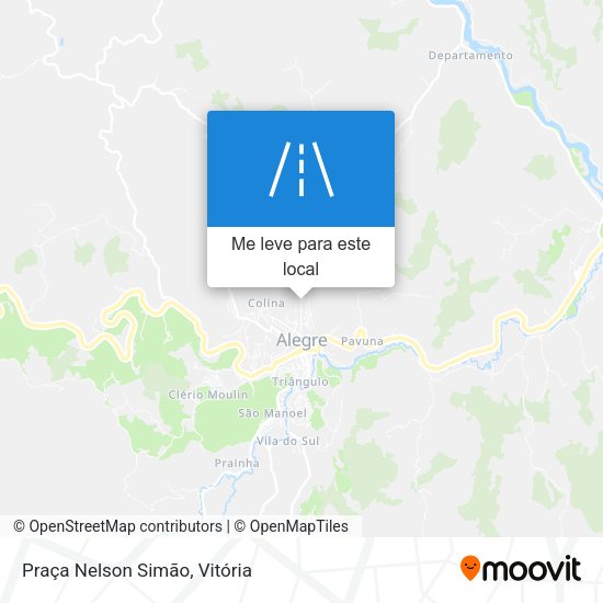 Praça Nelson Simão mapa
