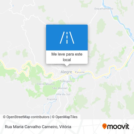 Rua Maria Carvalho Carneiro mapa