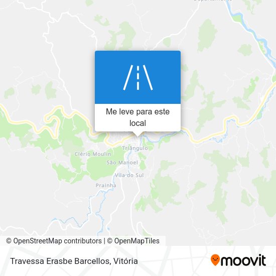 Travessa Erasbe Barcellos mapa