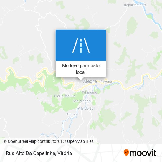 Rua Alto Da Capelinha mapa