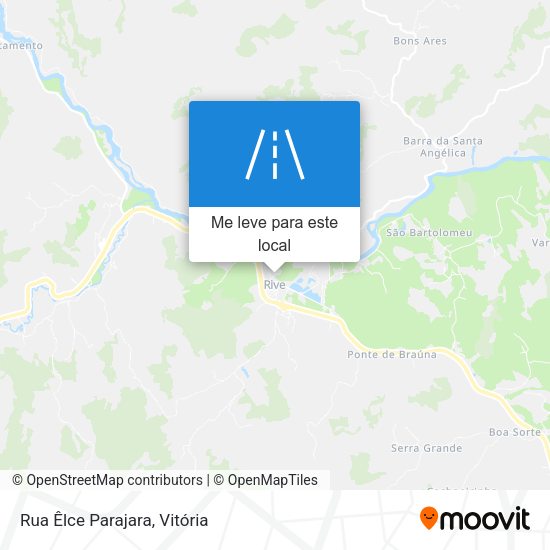 Rua Êlce Parajara mapa