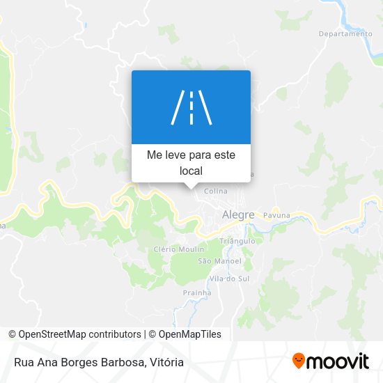 Rua Ana Borges Barbosa mapa