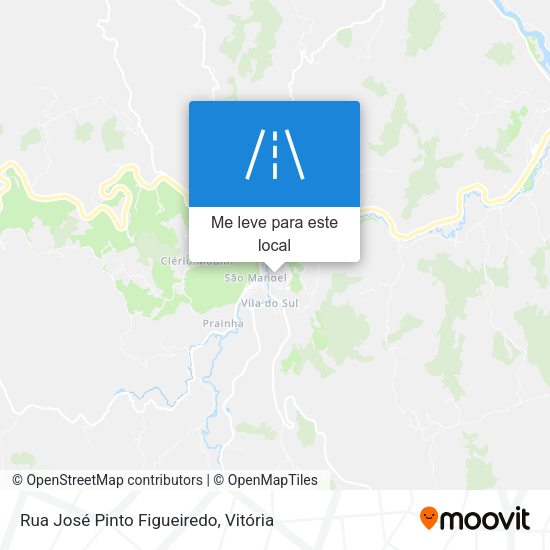 Rua José Pinto Figueiredo mapa