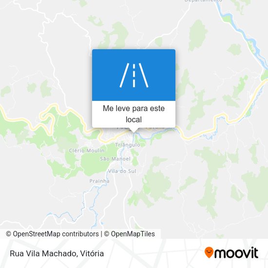 Rua Vila Machado mapa