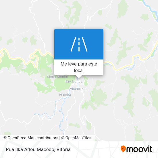 Rua Ilka Arleu Macedo mapa