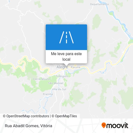 Rua Abadil Gomes mapa