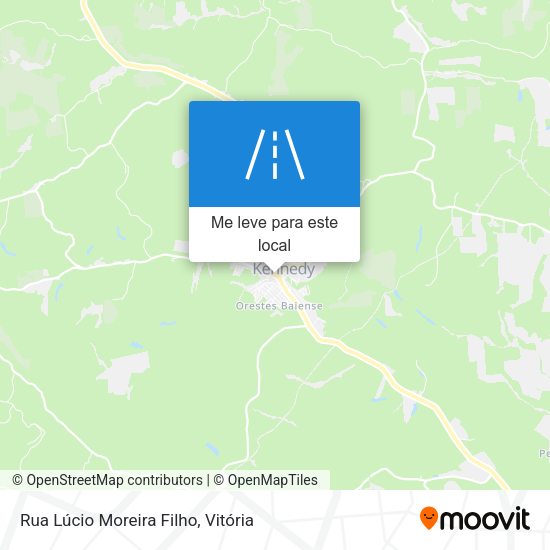 Rua Lúcio Moreira Filho mapa