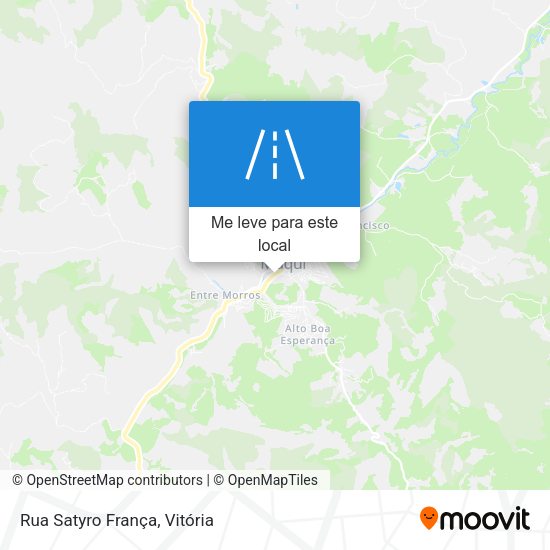 Rua Satyro França mapa