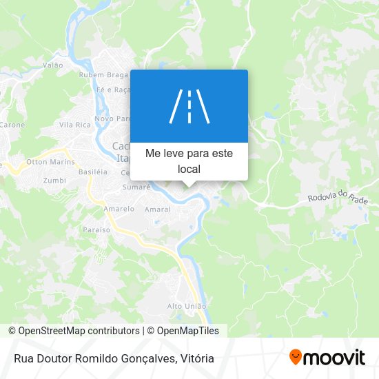 Rua Doutor Romildo Gonçalves mapa