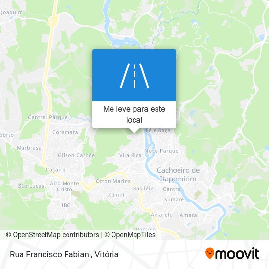 Rua Francisco Fabiani mapa