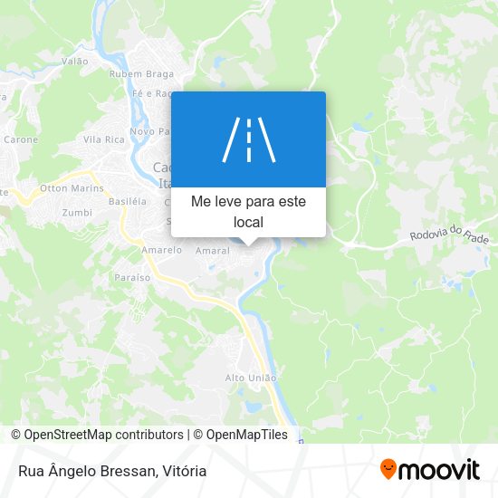Rua Ângelo Bressan mapa