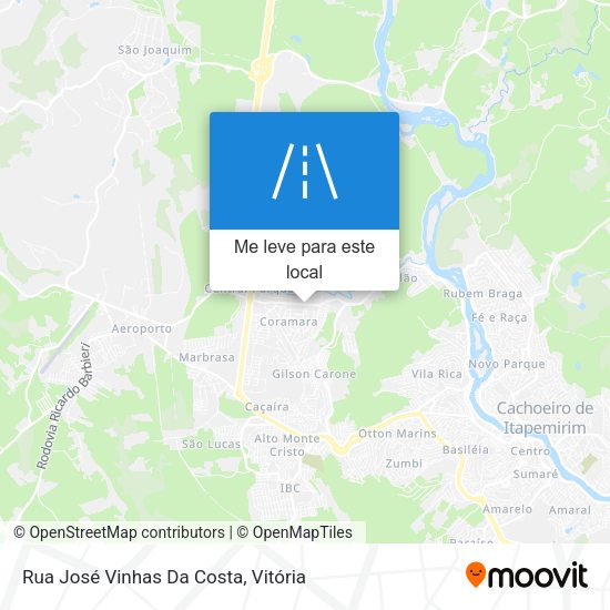 Rua José Vinhas Da Costa mapa