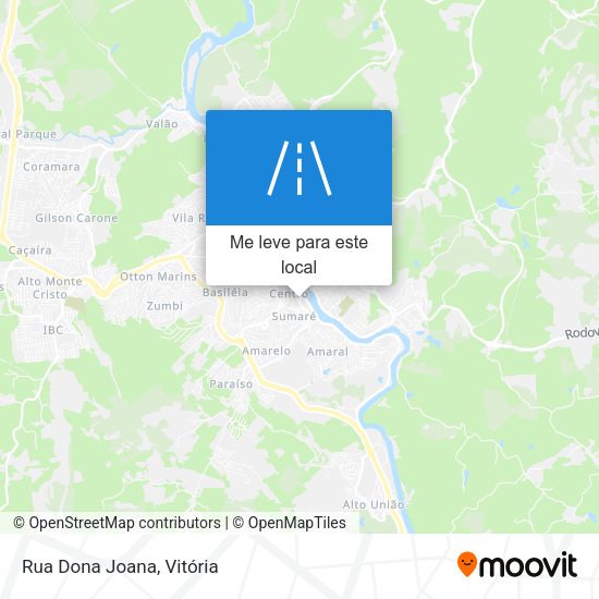Rua Dona Joana mapa
