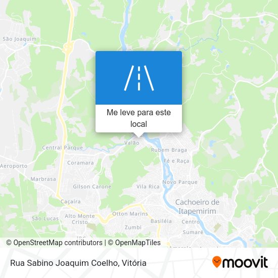 Rua Sabino Joaquim Coelho mapa