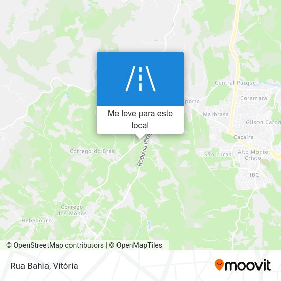 Rua Bahia mapa