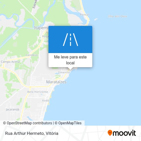 Rua Arthur Hermeto mapa