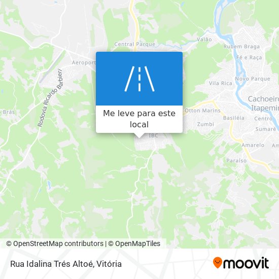 Rua Idalina Trés Altoé mapa