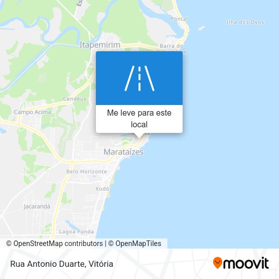 Rua Antonio Duarte mapa