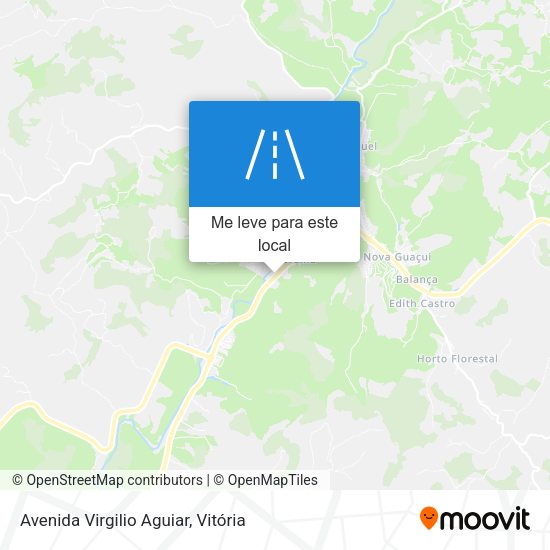 Avenida Virgilio Aguiar mapa