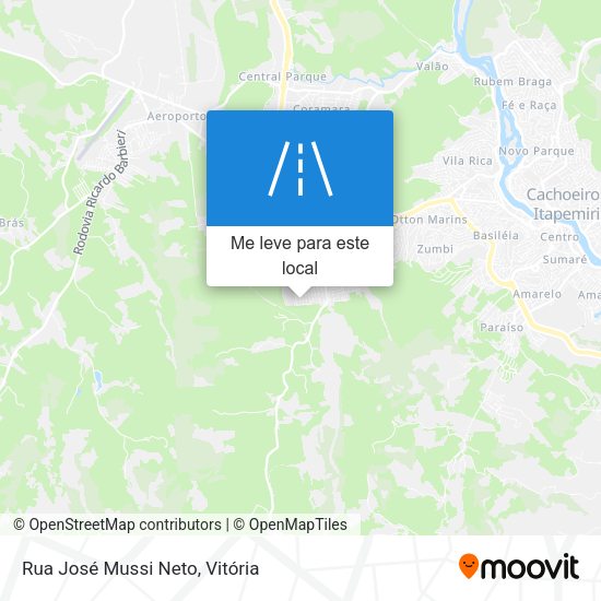 Rua José Mussi Neto mapa