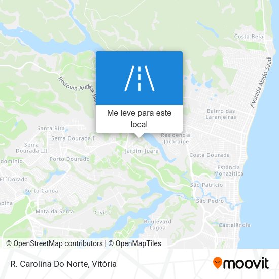 R. Carolina Do Norte mapa