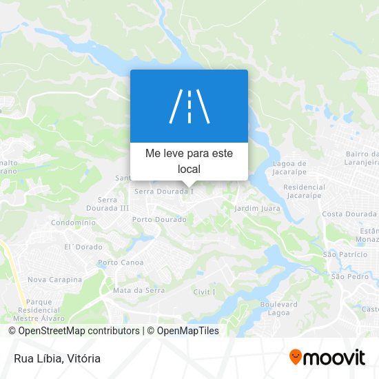 Rua Líbia mapa