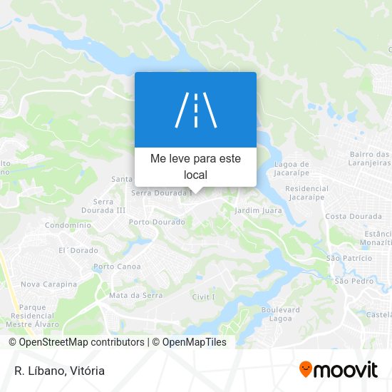R. Líbano mapa