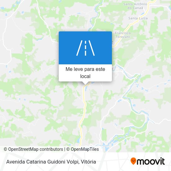 Avenida Catarina Guidoni Volpi mapa