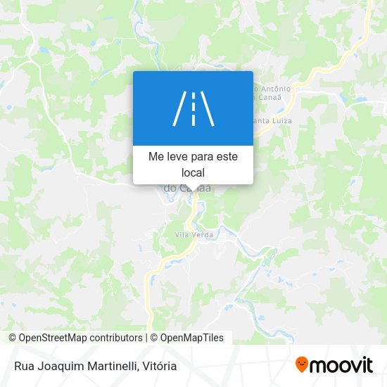 Rua Joaquim Martinelli mapa