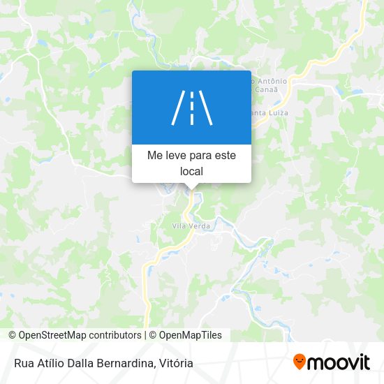 Rua Atílio Dalla Bernardina mapa