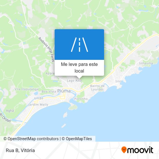 Rua B mapa