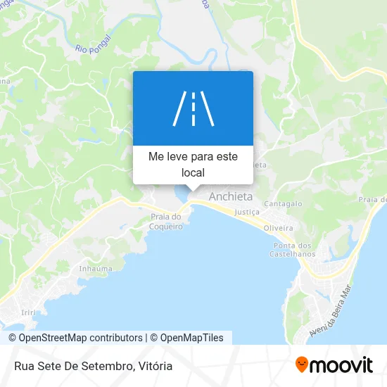 Rua Sete De Setembro mapa