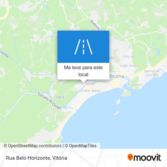 Rua Belo Horizonte mapa