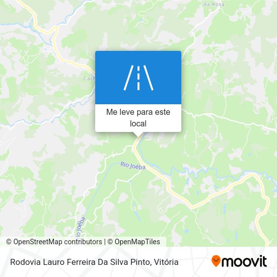 Rodovia Lauro Ferreira Da Silva Pinto mapa