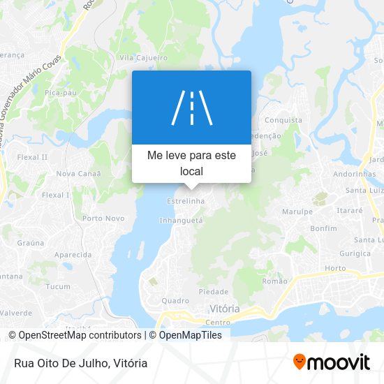 Rua Oito De Julho mapa