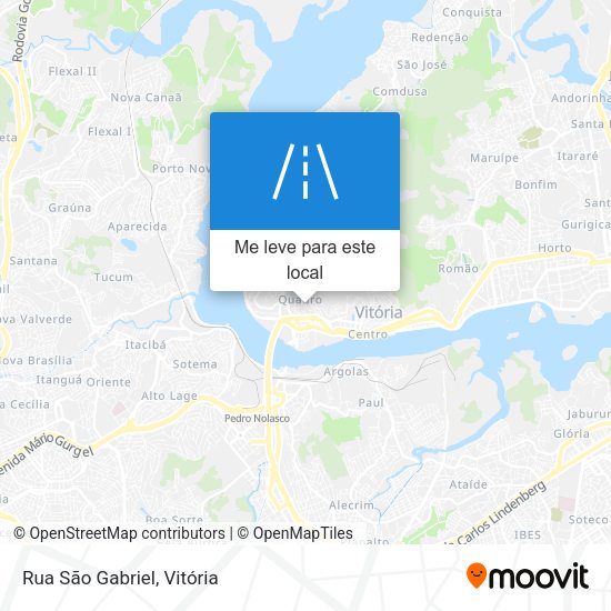 Rua São Gabriel mapa