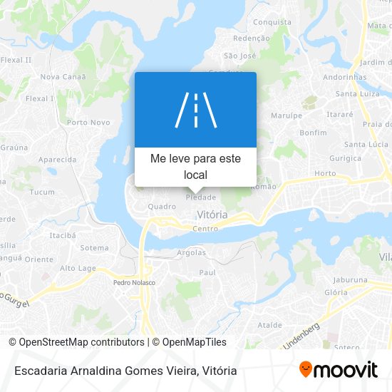 Escadaria Arnaldina Gomes Vieira mapa