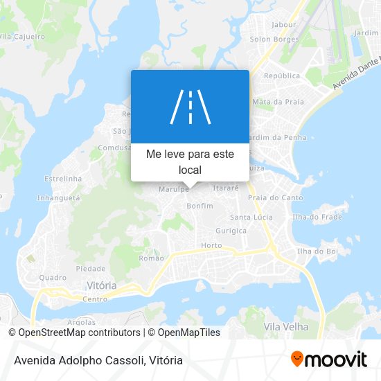 Avenida Adolpho Cassoli mapa